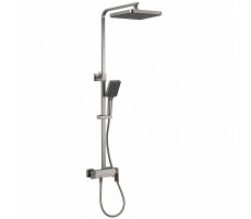 Душевая система FRAP F2490-9, оружейная сталь Душевая система FRAP F2490-9, оружейная сталь