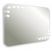 Зеркало AZARIO Эмбер 915х685 c подсветкой и диммером, сенсорный выключатель, 12 ламп к вомплекте LED-00002506 