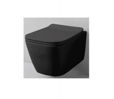 Унитаз подвесной Artceram A16 ASV003 03 00 цвет-Glossy Black , сидение отдельно Унитаз подвесной Artceram A16 ASV003 03 00 цвет-Glossy Black , сидение отдельно