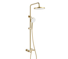 Душевая система Shevanik S4726G, золотой сатин