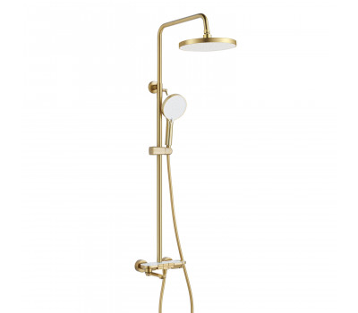 Душевая система Shevanik S4726G, золотой сатин