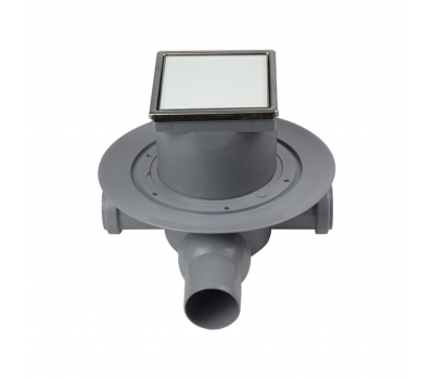 Точечный трап Pestan Confluo Standard 10х10 Dry White Glass 13000106 белый Точечный трап Pestan Confluo Standard 10х10 Dry White Glass 13000106 белый