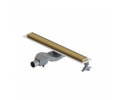 Душевой лоток Premium Linear 60см, МАТ. ЗОЛОТО Boheme 982-60-MG 