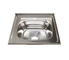 Мойка из нержавеющей стали MIXLINE ML 50x50 527973 хром 
