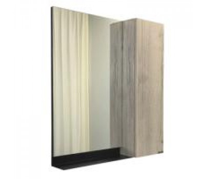 Зеркало-шкаф Comforty Бонн 75 графит/дуб дымчатый 00-00008473 