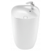 Раковина керамическая напольная (моноблок)  SantiLine SL-4018 