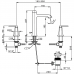 Смеситель для раковины CISAL Complementi CF0010607E 