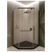 Душевой уголок Knotlor FCD100CG0GM 5-тиугольный 100х100х200 оружейная сталь  
