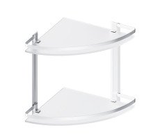 Стеклянная полка, угловая AM.PM Sense L A7456200 Серебристый 