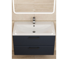 Тумба c раковиной Uperwood Foster NEW 80 см, подвесная, черная KFosterNEW80b Тумба c раковиной Uperwood Foster NEW 80 см, подвесная, черная KFosterNEW80b