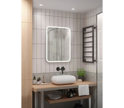 Зеркало для ванной с подсветкой Uperwood Foster 60х80 см, сенсор/антизапотевание 291020559 Зеркало для ванной с подсветкой Uperwood Foster 60х80 см, сенсор/антизапотевание 291020559