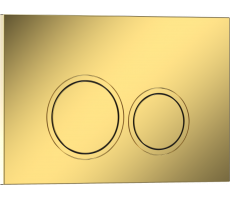 Кнопка смыва IBERICA BLANCA ESTI-O ABS-пластик, золото глянцевое (IB.B082.006.001) 