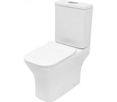 Унитаз компакт Logan Tornado 342802 цвет Белый с бачком и сиденьем Микролифт