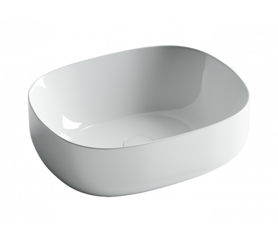 Умывальник чаша накладная овальная Element 460*350*155мм Ceramica Nova CN6018 Белый 