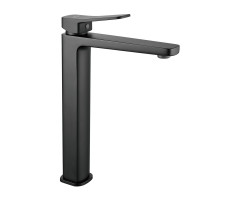 Смеситель для раковины высокий  Raffine F1199H, черный