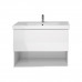 Тумба с раковиной подвесная Dreja Perfecto 60 см, белый