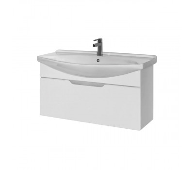 Тумба под раковину подвесная Dreja Laguna 105 см, белый