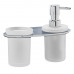 Стакан/дозатор WasserKRAFT Kammel K-8300 8389 Хром 