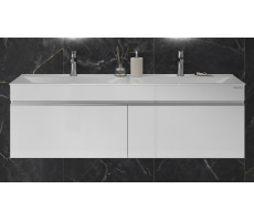 Тумба подвесная Velvex Pulsus 140 Белая tp.PUL.PUL.140.2Y белый глянец  