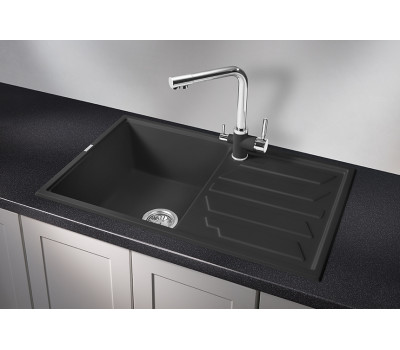 Кухонная мойка GRANULA 8002, ТУРМАЛИН, кварц 