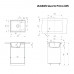 Мойка ULGRAN Quartz бетон Prima 605-05 Мойка ULGRAN Quartz бетон Prima 605-05