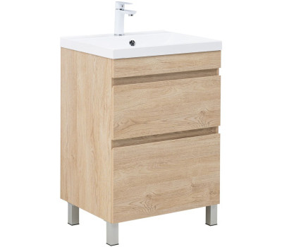 Тумба под раковину Aquanet Нота New 60 дуб светлый 00344140 Тумба под раковину Aquanet Нота New 60 дуб светлый 00344140