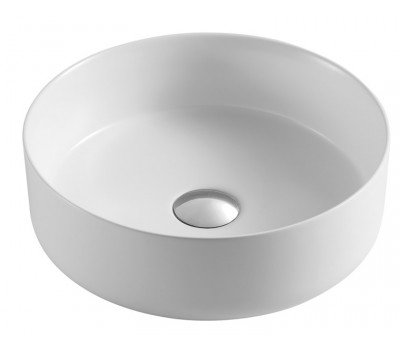 Раковина накладная 35х35 см Azario AZ-3134-MW фаянс, цвет Белый матовый