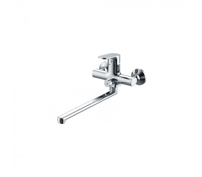 Смеситель для ванны c длинным изливом Bravat Pure F6105161C-01A Хром 