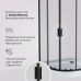 Душевое ограждение 100x100 см, без поддона AM.PM Gem W90G-401-100BT Стекло прозрачное; профиль черный 