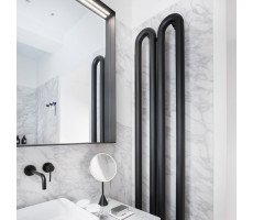 Полотенцесушитель электрический Antrax Tubone ECTNVS170001T/NEOP черный матовый Полотенцесушитель электрический Antrax Tubone ECTNVS170001T/NEOP черный матовый