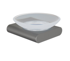 Мыльница Knotlor SD101GM оружейная сталь матовый 