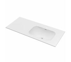 Раковина Vincea Элис (Elise) Corian правая, цвет белый матовый VCB-4EL120MW-R Раковина Vincea Элис (Elise) Corian правая, цвет белый матовый VCB-4EL120MW-R