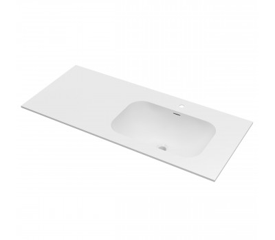 Раковина Vincea Элис (Elise) Corian правая, цвет белый матовый VCB-4EL120MW-R Раковина Vincea Элис (Elise) Corian правая, цвет белый матовый VCB-4EL120MW-R