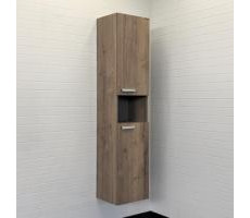 Шкаф-колонна Comforty Никосия-35 дуб темный 00-00009554 