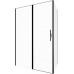 Душевой уголок Allen Brau Priority 140x100 3.31012.BBA + 3.31021.BBA черный браш 