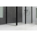Душевой уголок Allen Brau Priority 140x100 3.31012.BBA + 3.31021.BBA черный браш 