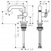 Смеситель для раковины Hansgrohe Tecturis S 73320700 белый матовый 