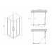 Душевой уголок ABBER Schwarzer Diamant AG02100BH-S100B черный матовый 