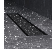 Трап для душа линейный, универсальный затвор Tile, 50 см AM.PM MasterFlow W01SC-U11-050-04BM Черный 