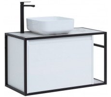 Тумба под раковину Aquanet Nova Lite Loft 90 L белый 