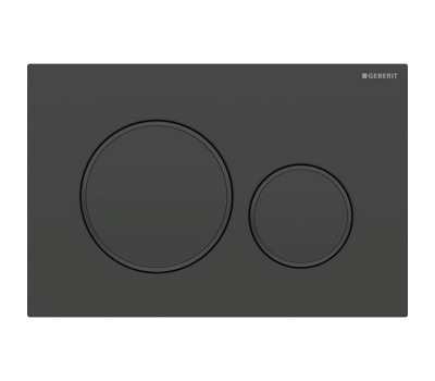Клавиша смыва для унитаза Geberit Sigma20 115.882.16.1 черный матовый лак, легко чистящееся покрытие, черный Клавиша смыва для унитаза Geberit Sigma20 115.882.16.1 черный матовый лак, легко чистящееся покрытие, черный