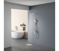 Душевая стойка, хромированная SantiLine SL-9011 Душевая стойка, хромированная SantiLine SL-9011