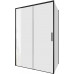 Душевой уголок Aquanet Pleasure Evo 130x80 AE65-130x80-BT профиль черный, прозрачное стекло 