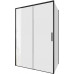 Душевой уголок Aquanet Pleasure Evo 130x80 AE65-130x80-BT профиль черный, прозрачное стекло 