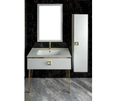 Консоль Armadi Art LUCIDO 80 см Жемчужный белый 770-080-W 