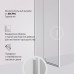 Душевое ограждение 90x90 см, без поддона AM.PM Gem W90G-404-090MT Стекло прозрачное; профиль хром матовый 