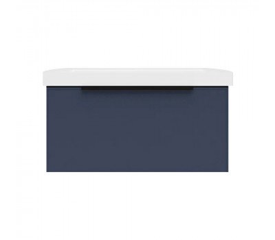 Тумба под раковину подвесная La Fenice SIMPLA FNC-01-SIM-BG-80, синяя 