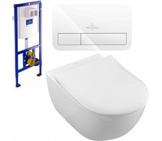 Унитаз с инсталляцией Villeroy & Boch Subway 2.0 5614 R2 01 (инсталляция 9224 61 00 + клавиша 9224 90 68) Унитаз с инсталляцией Villeroy & Boch Subway 2.0 5614 R2 01 (инсталляция 9224 61 00 + клавиша 9224 90 68)