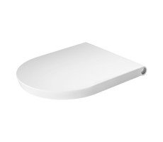 Сиденье с крышкой для унитаза, с автоматическим закрыванием, петли хром DURAVIT White Tulip 0027090000