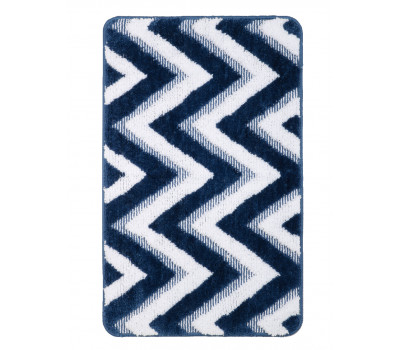 Коврик для ванной Fixsen River темно-синий 50х80 см. FX-5004M Коврик для ванной Fixsen River темно-синий 50х80 см. FX-5004M